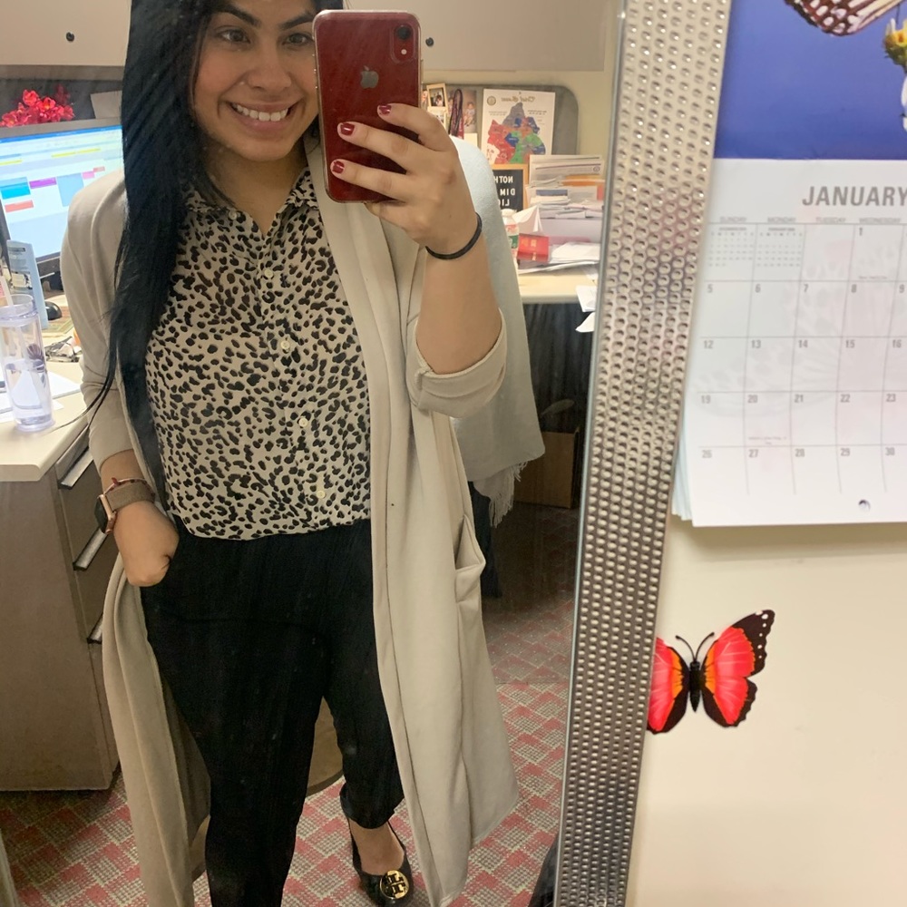 H&M cheetah shirt